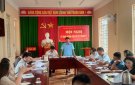 UBND xã Vân Am tổ chức phiên họp thường kỳ tháng 8 năm 2022
